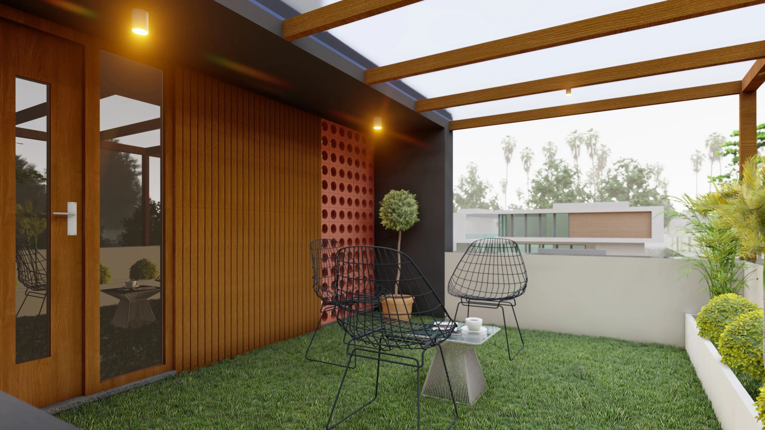 Architectural blueprint and home design by Abil Architects in Karaikal prepared for building plan approval.